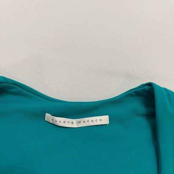 Susana Monaco Blue Dress Size Small - Picture 4 of 9